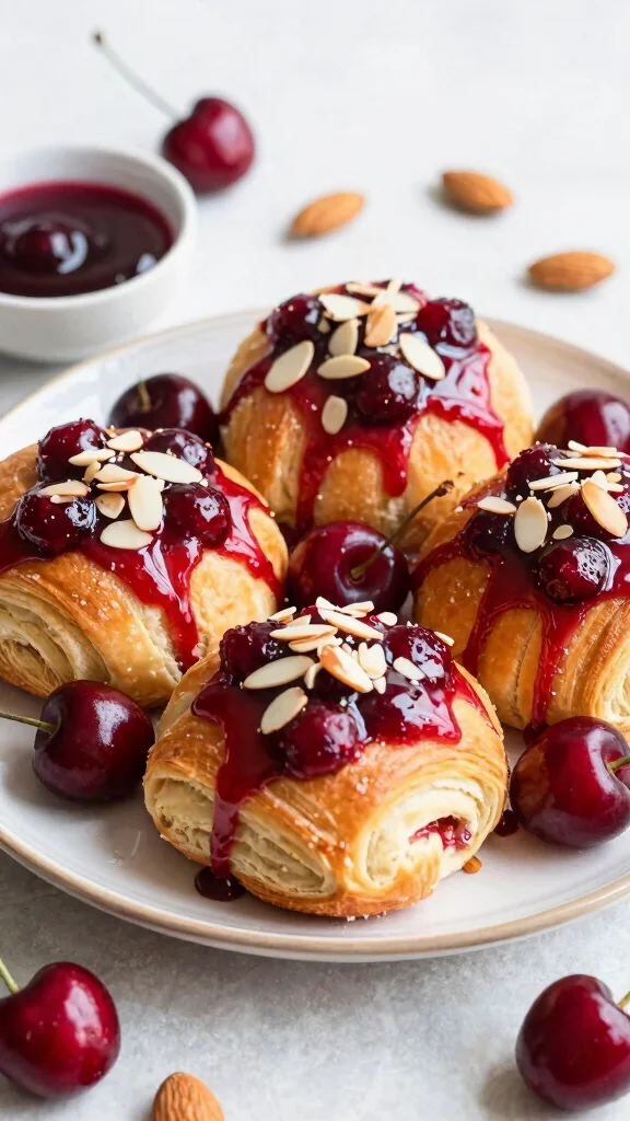 12 Sticky Buns with Cinnamon Rolls Ideas for Extra Gooey and Irresistible Treats - 8. Cherry Almond Sticky Buns 1