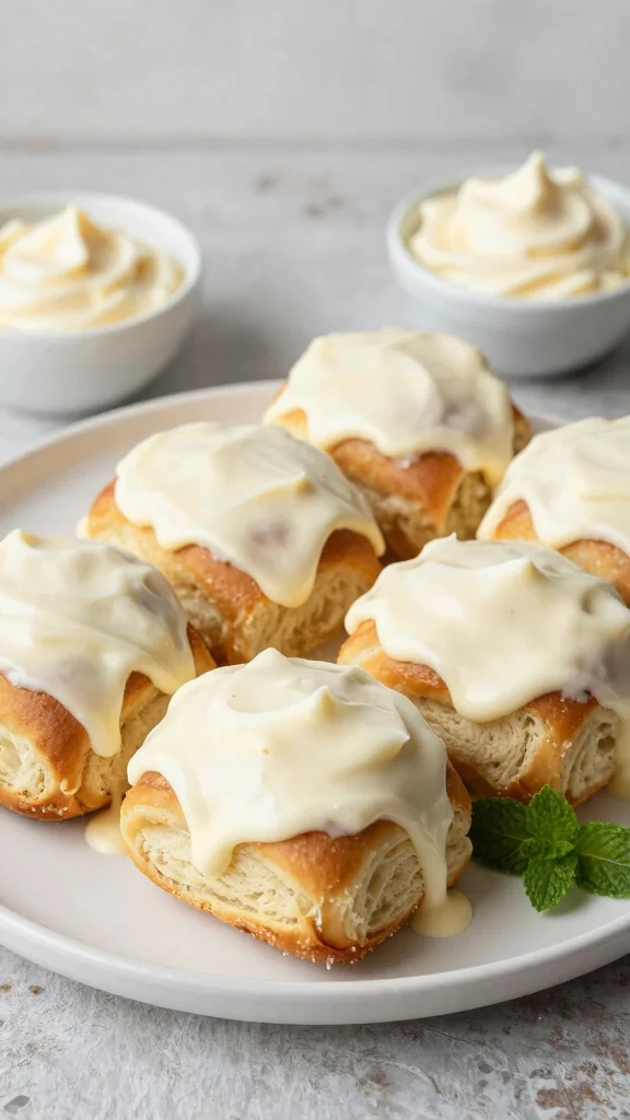 12 Sticky Buns with Cinnamon Rolls Ideas for Extra Gooey and Irresistible Treats - 9. Cream Cheese Frosting Sticky Buns 1