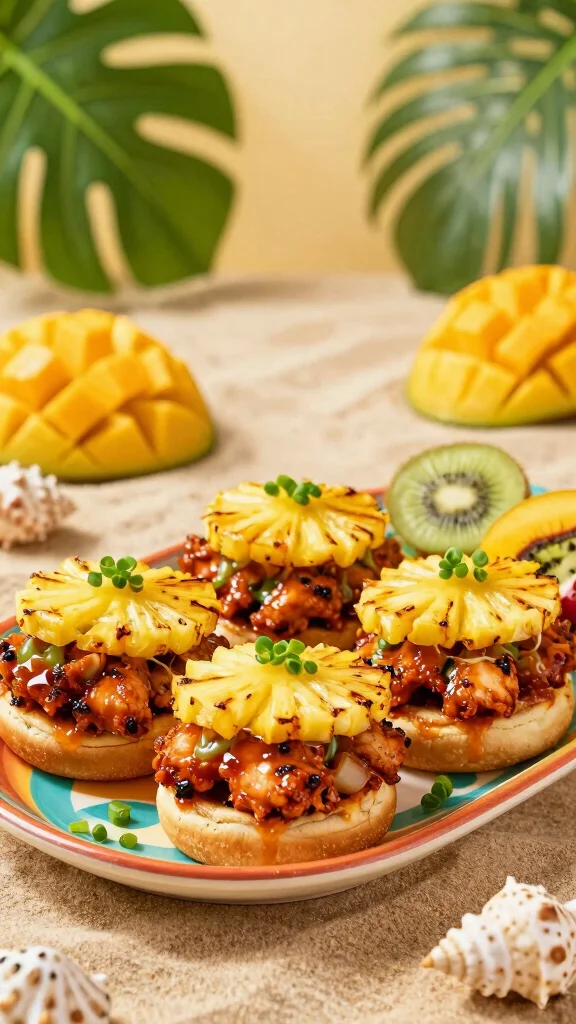 13 Chicken Sliders Recipes with Hawaiian Rolls That Are Easy, Cheesy, and Delicious - 5. Hawaiian Teriyaki Chicken Sliders 1