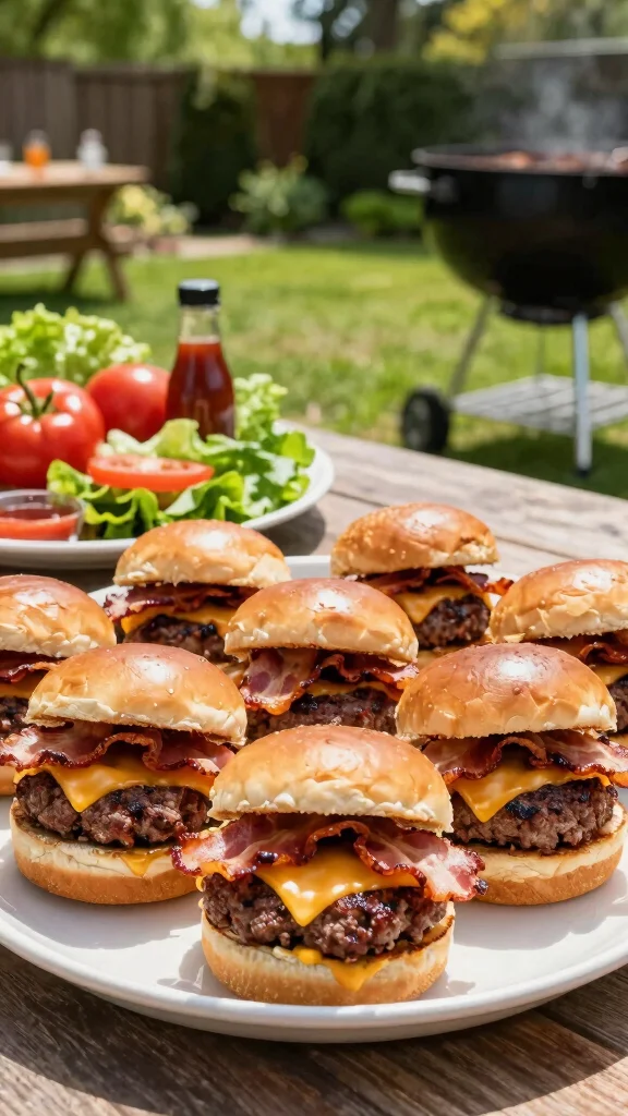 13 Easy Hawaiian Roll Sliders Recipes You'll Want to Make Again and Again - 7. Bacon Cheeseburger Sliders 1