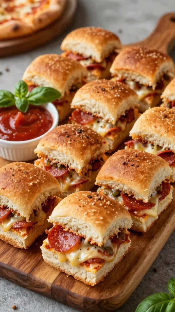 13 Pepperoni Sliders Recipes with Hawaiian Rolls for Easy Pizza-Inspired Party Food - 3. Pepperoni Pizza Sliders 1
