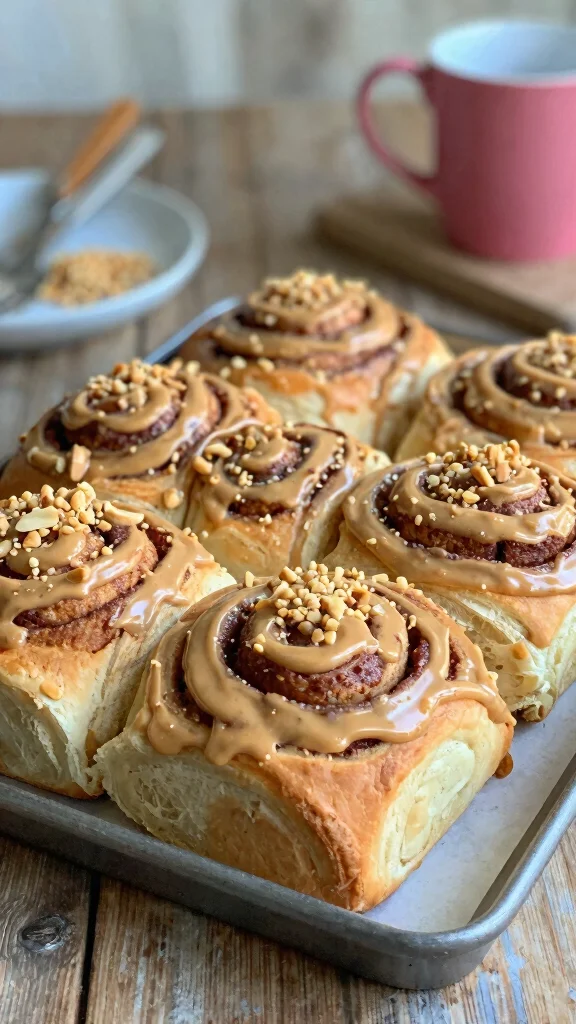 13 Sourdough Discard Cinnamon Rolls Recipes for Soft, Sweet, Bakery-Style Bakes - 11. Peanut Butter Swirl Sourdough Cinnamon Rolls 1