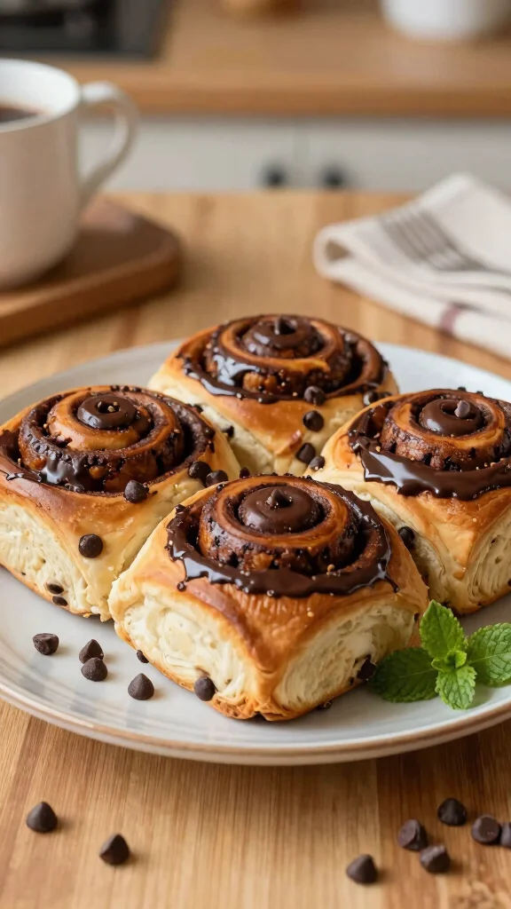 13 Sourdough Discard Cinnamon Rolls Recipes for Soft, Sweet, Bakery-Style Bakes - 2. Chocolate Chip Sourdough Cinnamon Rolls 1