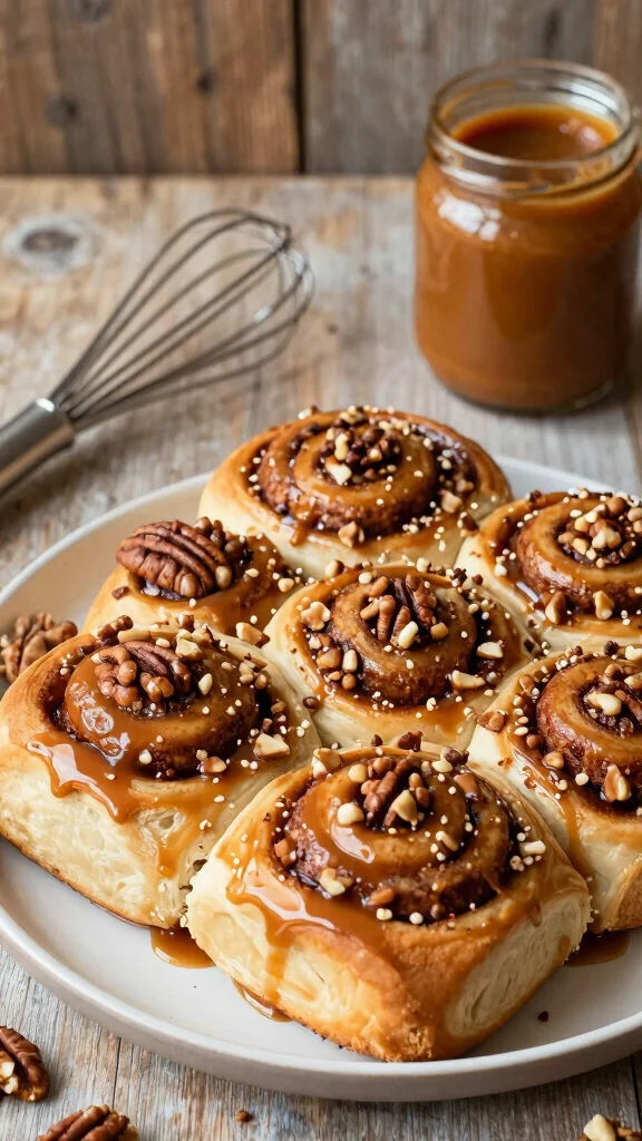 13 Sourdough Discard Cinnamon Rolls Recipes for Soft, Sweet, Bakery-Style Bakes - 3. Caramel Pecan Sourdough Cinnamon Rolls 1