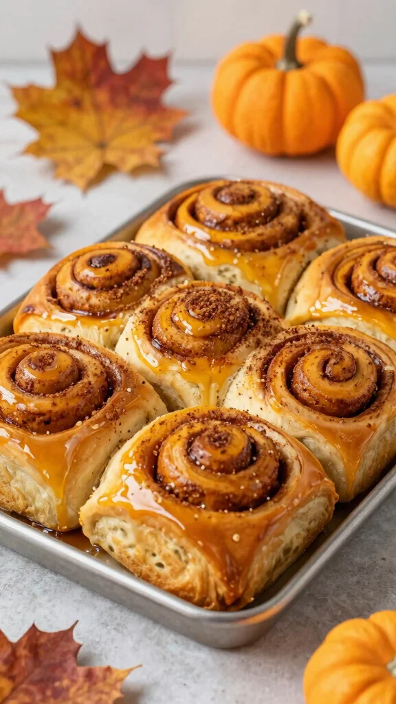 13 Sourdough Discard Cinnamon Rolls Recipes for Soft, Sweet, Bakery-Style Bakes - 4. Pumpkin Spice Sourdough Cinnamon Rolls 1