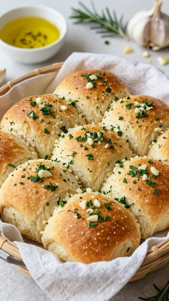 13 Sourdough Discard Dinner Rolls Recipes for Soft, Flavorful, No-Waste Baking - 2. Garlic and Herb Sourdough Discard Rolls 1