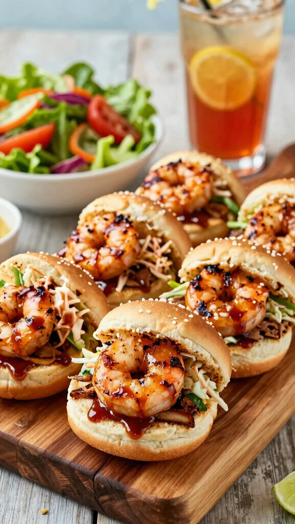 14 BBQ Sliders Recipes with Hawaiian Rolls for Sweet, Smoky, and Easy Meals - 13. BBQ Shrimp Sliders 1