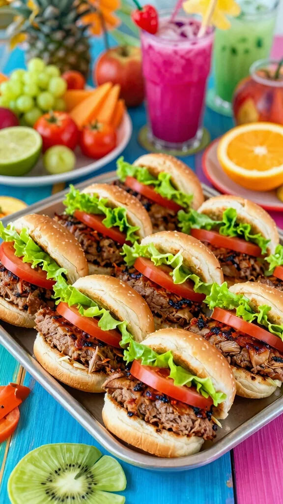 14 BBQ Sliders Recipes with Hawaiian Rolls for Sweet, Smoky, and Easy Meals - 14. Hawaiian BBQ Turkey Sliders 1