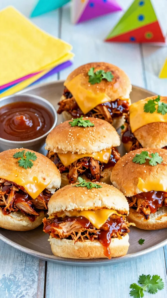 14 Baked Sliders Recipes with Hawaiian Rolls for Easy Make-Ahead Meals and Parties - 2. BBQ Chicken Sliders 1