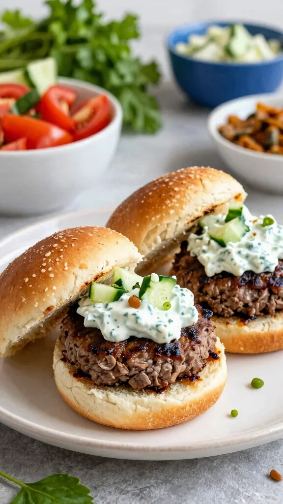 14 Baked Sliders Recipes with Hawaiian Rolls for Easy Make-Ahead Meals and Parties - 9. Greek Lamb Sliders 1