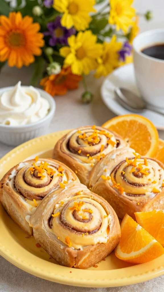 14 Bread Machine Cinnamon Rolls Recipes for Soft, Fluffy, Bakery-Style Treats - 12. Orange Creamsicle Cinnamon Rolls 1