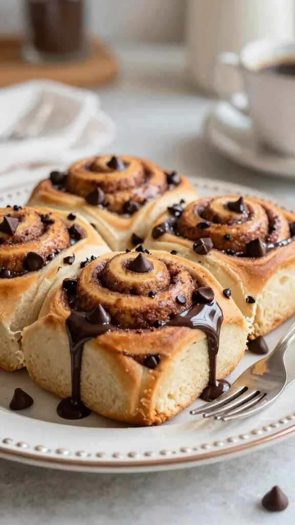 14 Bread Machine Cinnamon Rolls Recipes for Soft, Fluffy, Bakery-Style Treats - 3. Chocolate Chip Cinnamon Rolls 1