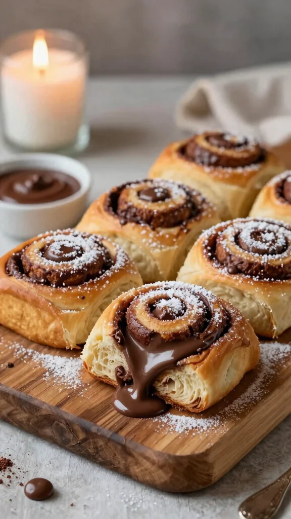 14 Bread Machine Cinnamon Rolls Recipes for Soft, Fluffy, Bakery-Style Treats - 6. Nutella-Stuffed Cinnamon Rolls 1