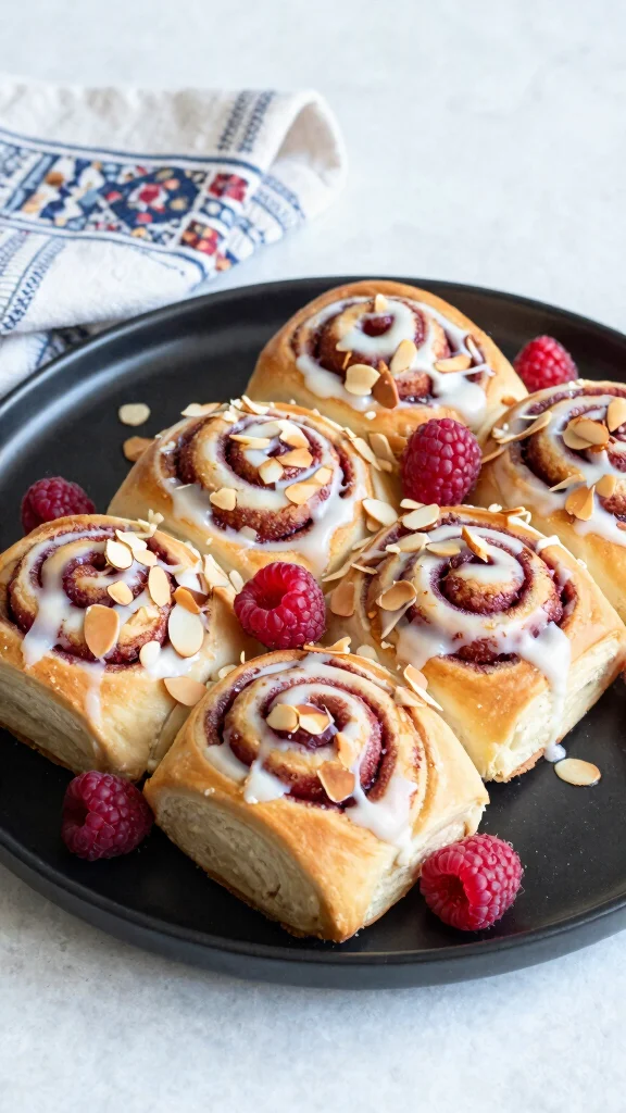 14 Bread Machine Cinnamon Rolls Recipes for Soft, Fluffy, Bakery-Style Treats - 9. Raspberry Almond Cinnamon Rolls 1
