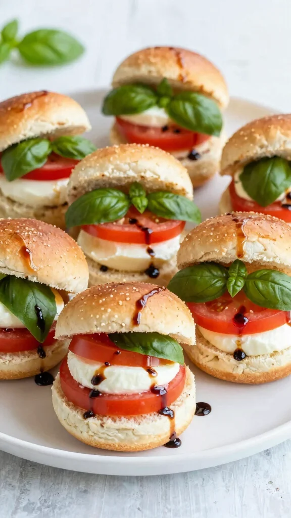 14 Easy Sliders Recipes with Hawaiian Rolls for Quick Family Meals - 4. Caprese Sliders 1