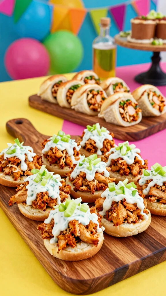 14 Easy Sliders Recipes with Hawaiian Rolls for Quick Family Meals - 5. Buffalo Chicken Sliders 1