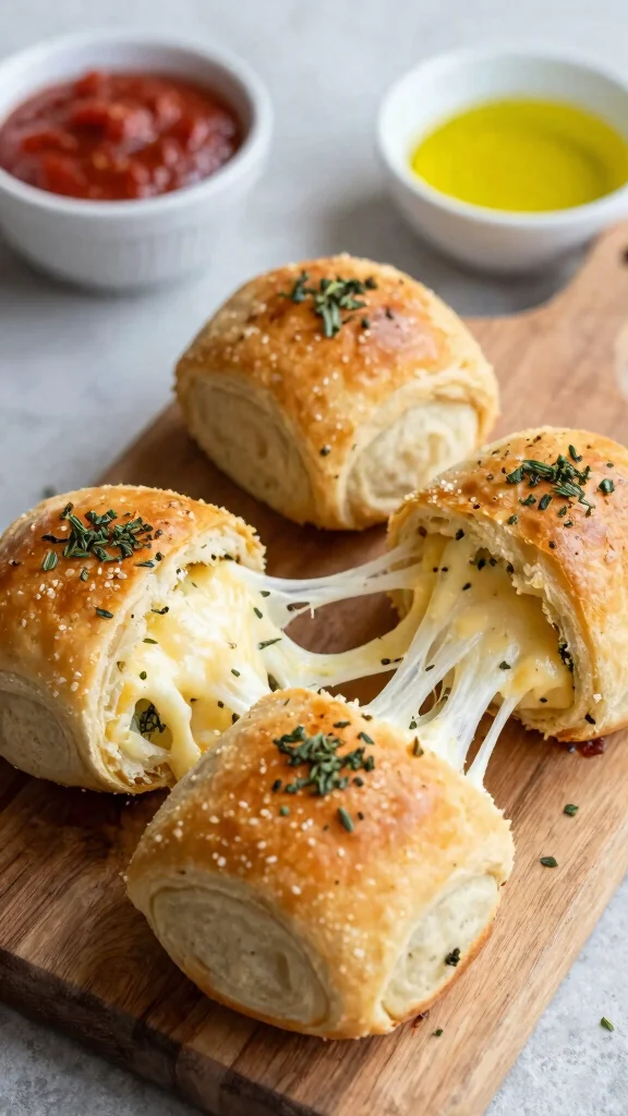14 Homemade Dinner Rolls Recipes That Are Soft, Buttery, and Perfect for Any Meal - 10. Herb and Cheese Pull-Apart Rolls 1