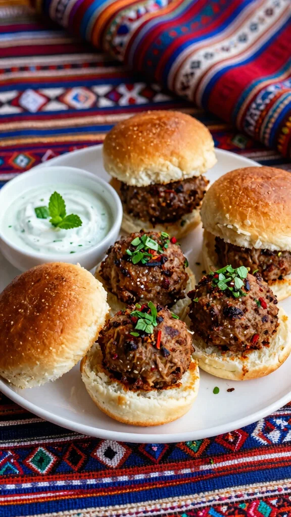 14 Meatball Sliders Recipes with Hawaiian Rolls for Hearty and Cheesy Comfort Food - 13. Moroccan Spiced Meatball Sliders 1