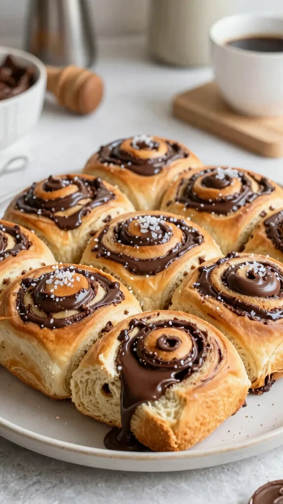 14 Sourdough Starter Cinnamon Rolls Recipes for Soft, Tangy, Homemade Goodness - 4. Nutella Swirl Sourdough Rolls 1