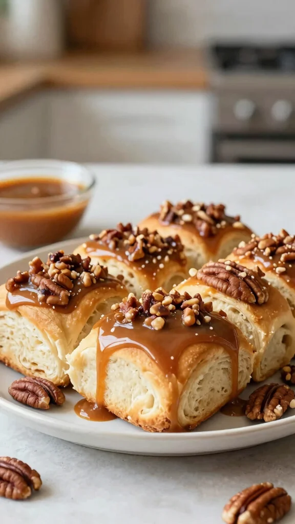14 Sourdough Starter Cinnamon Rolls Recipes for Soft, Tangy, Homemade Goodness - 9. Caramel Pecan Sourdough Rolls 1