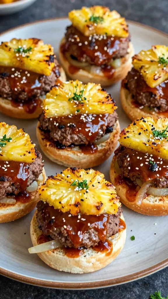 15 Burger Sliders Recipes with Hawaiian Rolls for Juicy, Cheesy, Crowd-Pleasing Bites - 13. Teriyaki Beef Sliders 1