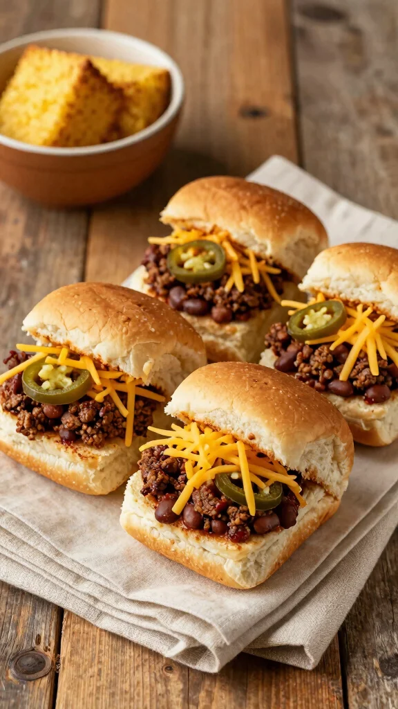 15 Burger Sliders Recipes with Hawaiian Rolls for Juicy, Cheesy, Crowd-Pleasing Bites - 15. Sweet and Spicy Chili Sliders 1