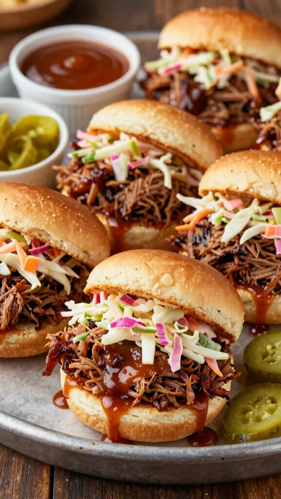 15 Burger Sliders Recipes with Hawaiian Rolls for Juicy, Cheesy, Crowd-Pleasing Bites - 2. BBQ Pulled Pork Sliders 1
