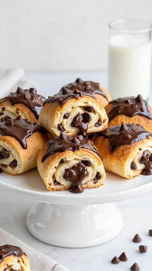 15 Easy Yeast Rolls Recipes for Soft, Fluffy, Homemade Bread Everyone Will Love - 11. Chocolate Chip Rolls 1