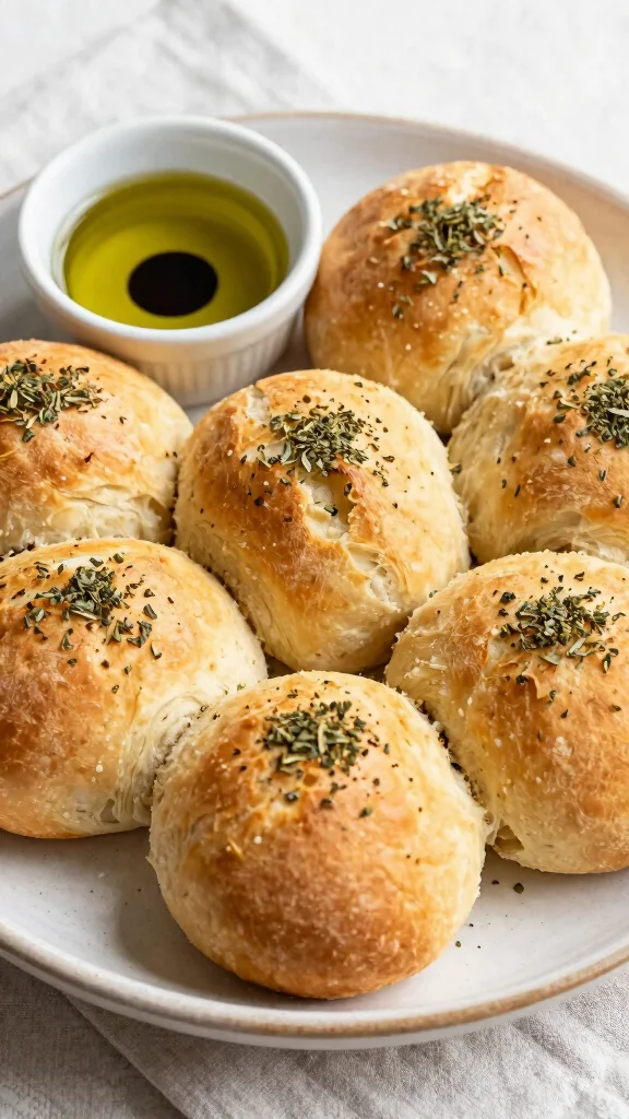 15 Easy Yeast Rolls Recipes for Soft, Fluffy, Homemade Bread Everyone Will Love - 14. Italian Herb Bread Rolls 1