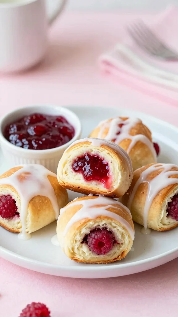 15 Easy Yeast Rolls Recipes for Soft, Fluffy, Homemade Bread Everyone Will Love - 15. Raspberry Jam Rolls 1