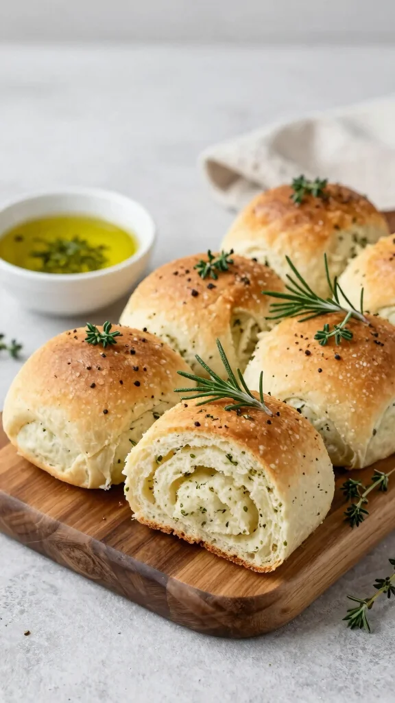 15 Easy Yeast Rolls Recipes for Soft, Fluffy, Homemade Bread Everyone Will Love - 5. Herb Infused Yeast Rolls 1