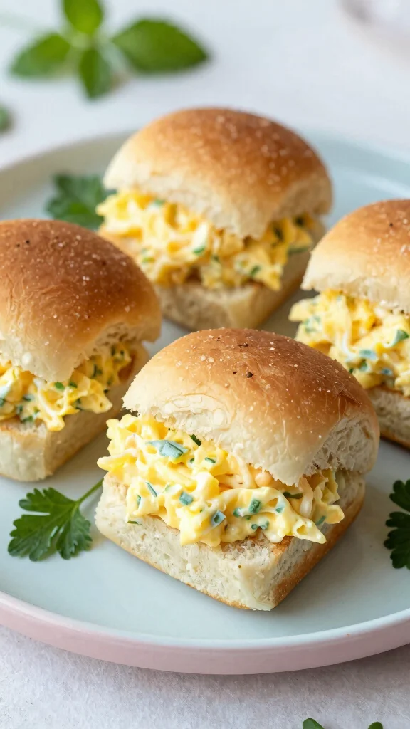 15 Slider Recipes with Hawaiian Rolls That Are Ideal for Parties and Easy Dinners - 11. Egg Salad Sliders 1