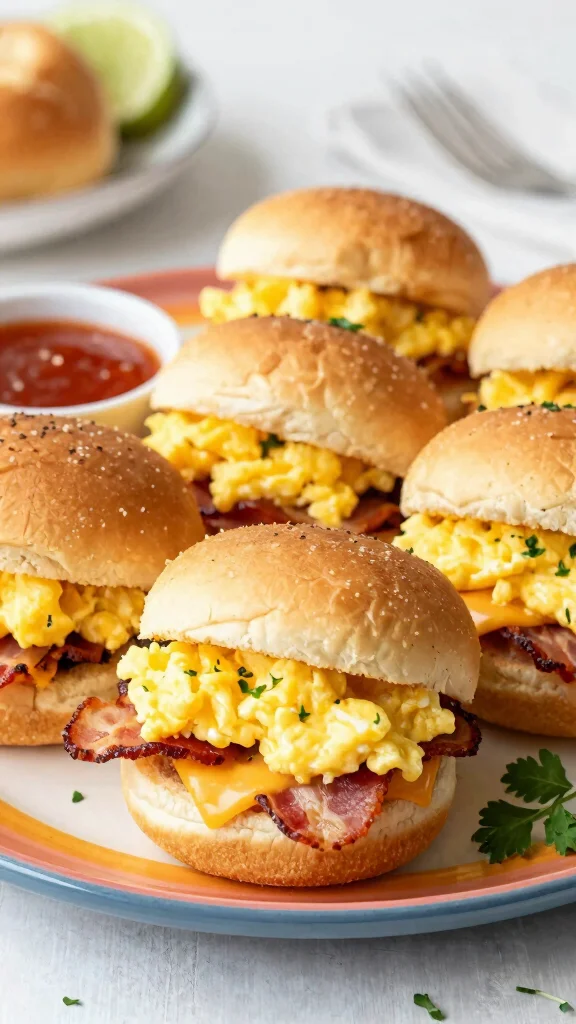 15 Slider Recipes with Hawaiian Rolls That Are Ideal for Parties and Easy Dinners - 12. Breakfast Sliders 1