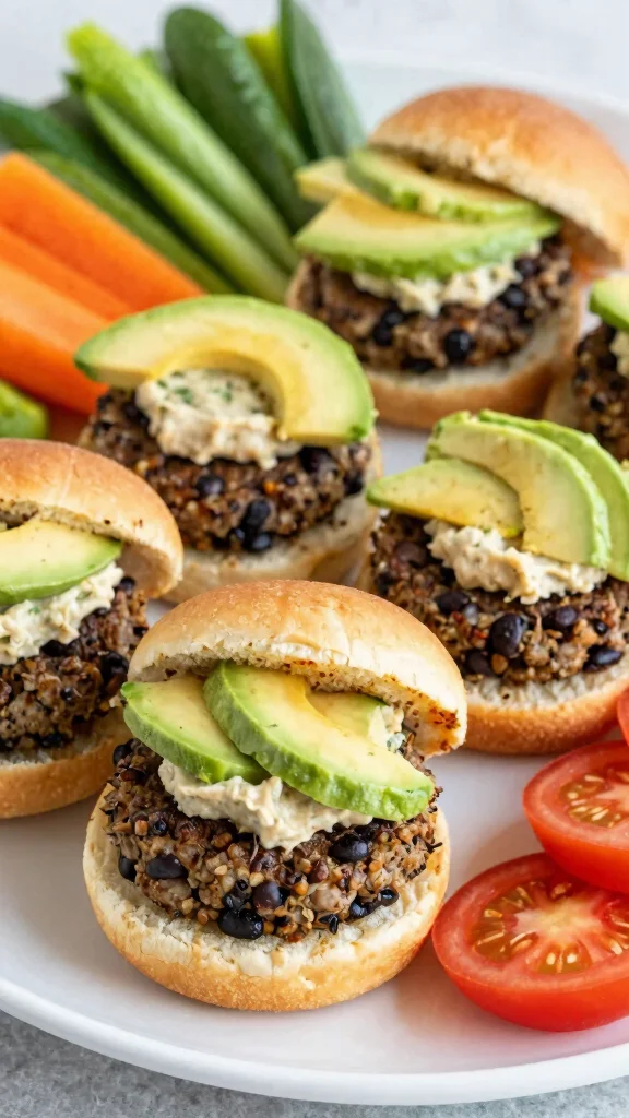 15 Slider Recipes with Hawaiian Rolls That Are Ideal for Parties and Easy Dinners - 14. Veggie Sliders 1