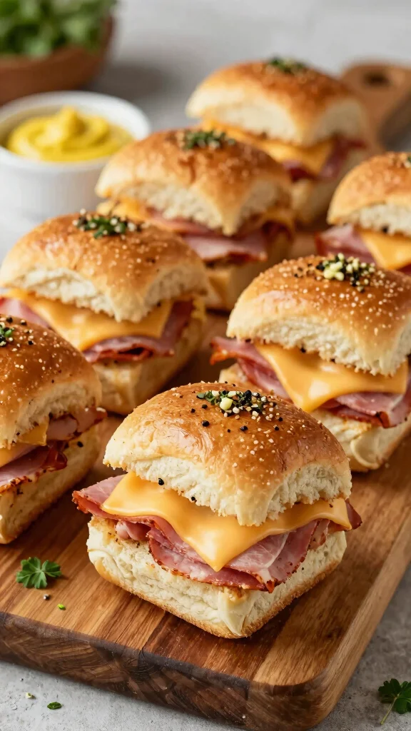 15 Slider Recipes with Hawaiian Rolls That Are Ideal for Parties and Easy Dinners - 7. Ham and Cheese Sliders 1
