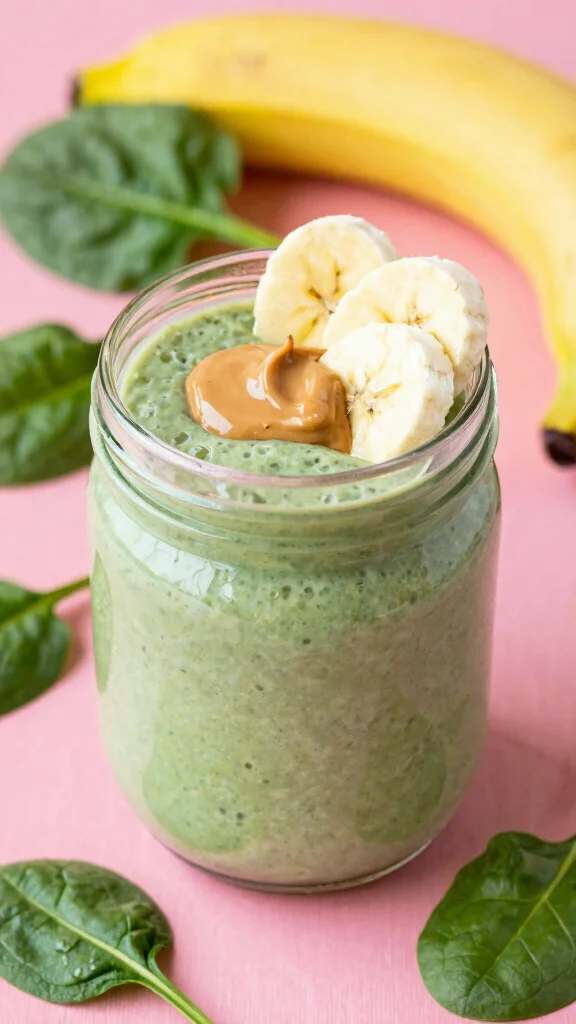17 Blended Overnight Oats Healthy Recipes - Nutritious and Quick Breakfasts - 13. Green Smoothie Oats 1
