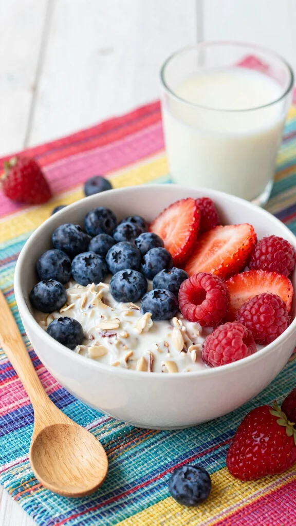 17 Blended Overnight Oats Healthy Recipes - Nutritious and Quick Breakfasts - 2. Berry Bliss Smoothie Oats 1