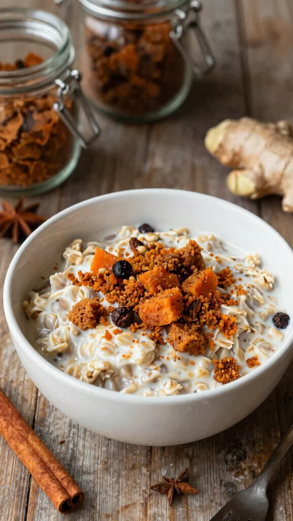 17 Carrot Cake Overnight Oats Recipes - Sweet and Protein-Packed Breakfasts - 5. Spiced Carrot Cake Overnight Oats 1