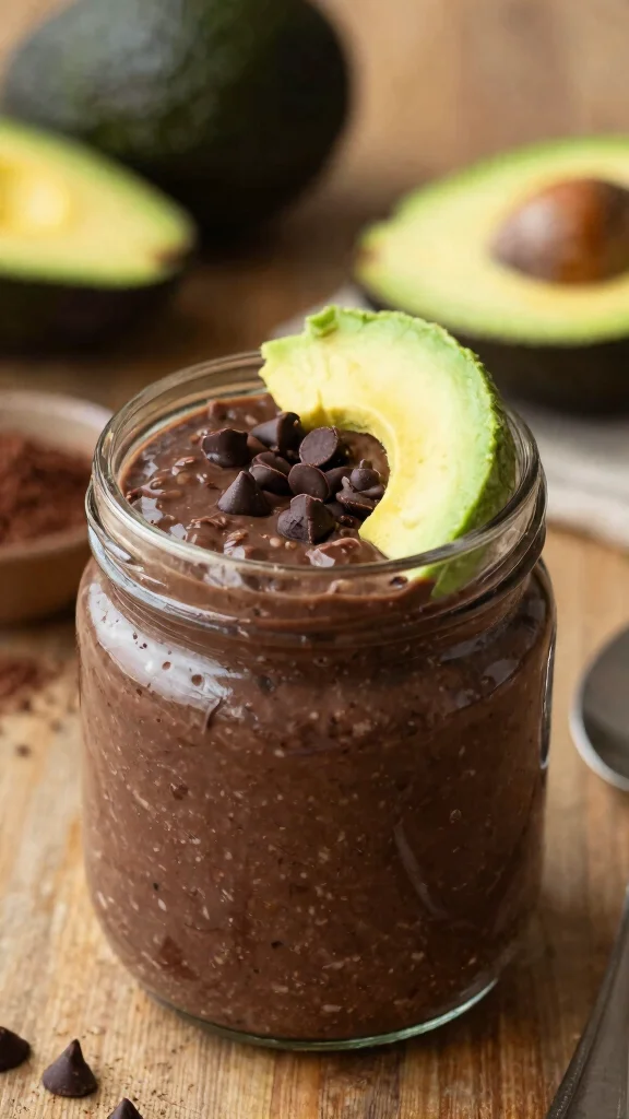 17 Low-Carb Overnight Oats Recipes - Protein-Packed and Healthy Breakfasts - 5. Chocolate Avocado Overnight Oats 1