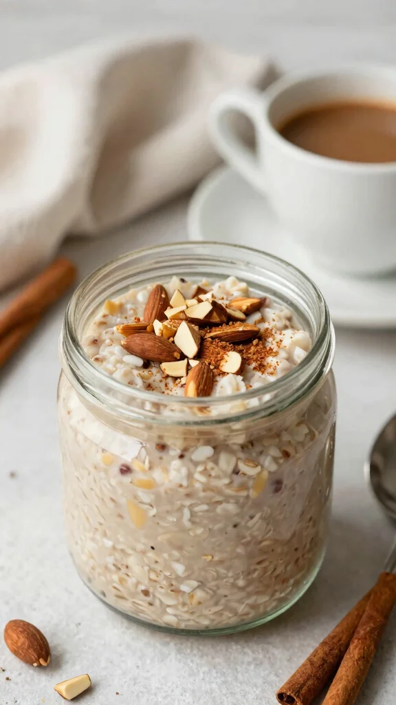 17 Overnight Oats Recipes with Coconut Milk - Healthy and Easy Breakfasts - 17. Spiced Chai Overnight Oats 1