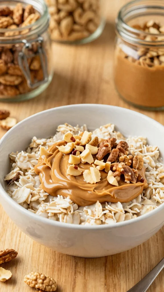17 Overnight Oats with Peanut Butter Recipes - Creamy and Healthy Breakfasts - 14. Nutty Peanut Butter Oats 1