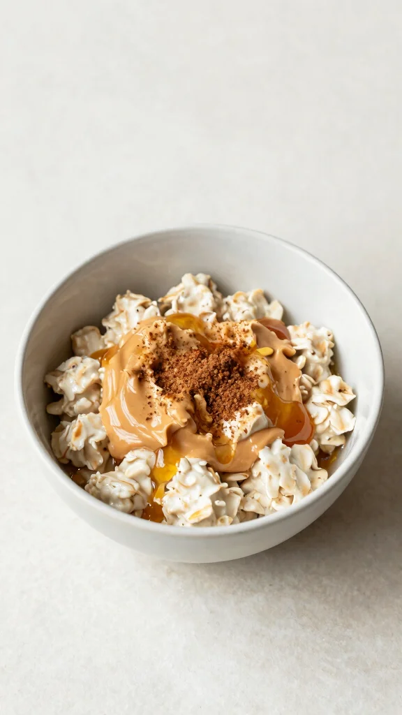 17 Overnight Oats with Peanut Butter Recipes - Creamy and Healthy Breakfasts - 15. Peanut Butter and Honey Oats 1