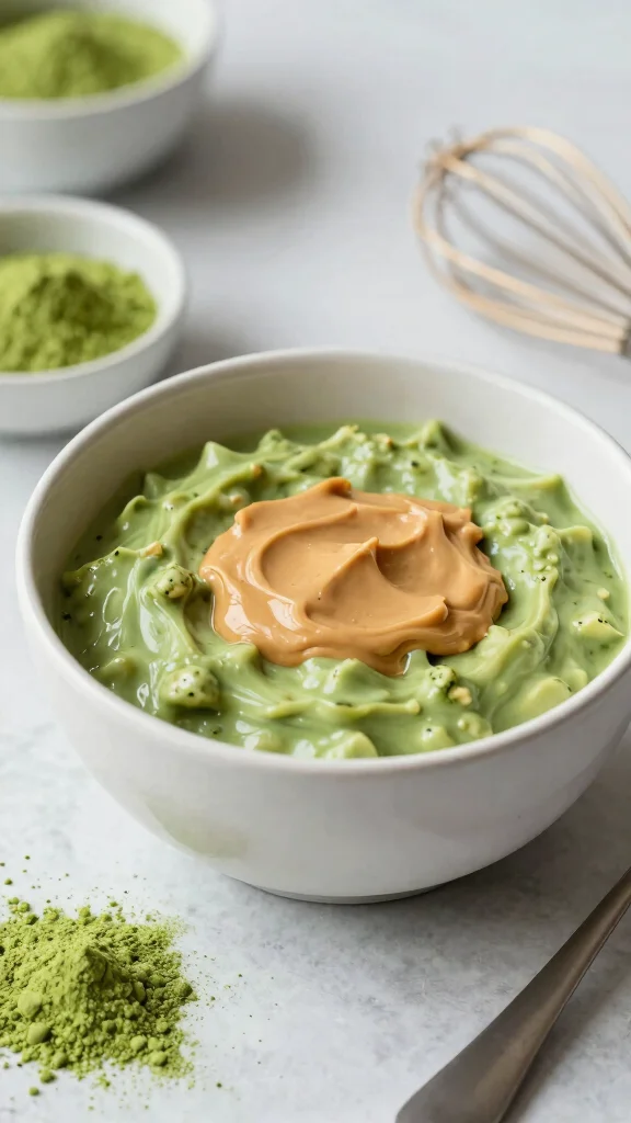 17 Overnight Oats with Peanut Butter Recipes - Creamy and Healthy Breakfasts - 17. Matcha Peanut Butter Oats 1