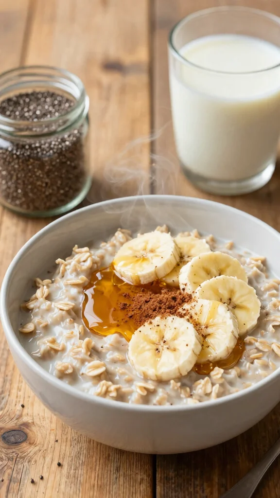 17 Rolled Oats Breakfast Recipes - Nutritious and Delicious Morning Meals - 1. Classic Creamy Oatmeal 1