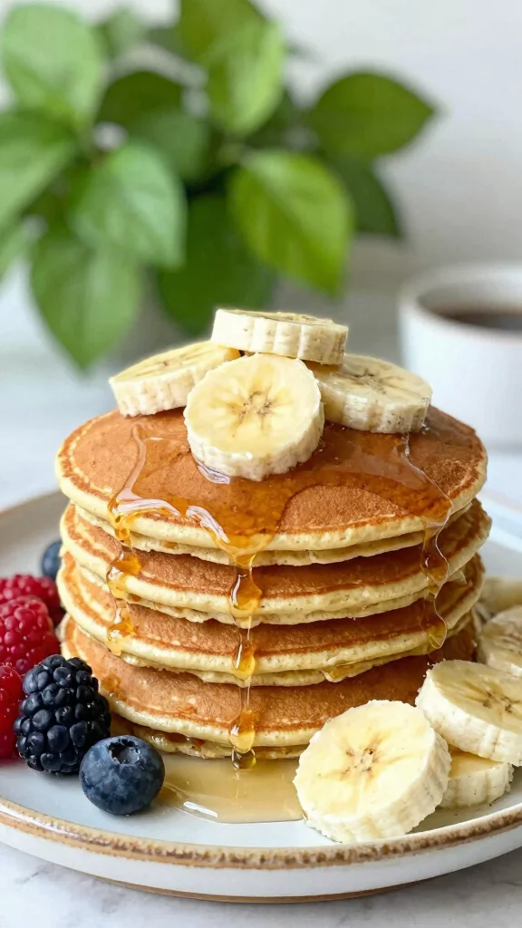 17 Rolled Oats Breakfast Recipes - Nutritious and Delicious Morning Meals - 3. Banana Oatmeal Pancakes 1
