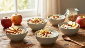 18 Apple Pie Overnight Oats Healthy Recipes - Sweet and Protein-Rich Breakfasts