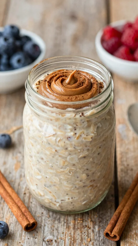 18 Cinnamon Roll Overnight Oats Recipes - Indulgent and Protein-Packed Breakfasts - 1. Classic Cinnamon Roll Overnight Oats 1