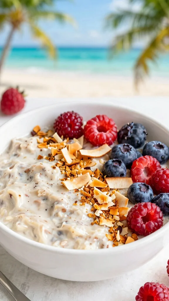 18 Cinnamon Roll Overnight Oats Recipes - Indulgent and Protein-Packed Breakfasts - 7. Coconut Cinnamon Roll Overnight Oats 1