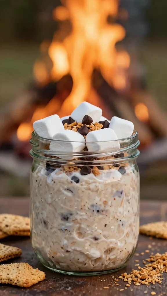 18 Cookie Dough Overnight Oats Recipes - Sweet and Healthy Breakfasts - 9. S'mores Cookie Dough Oats 1