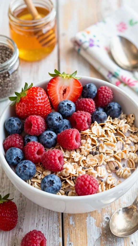 18 High Protein Oats Overnight Recipes - Nutritious and Filling Breakfasts - 1. Berry Blast Protein Oats 1